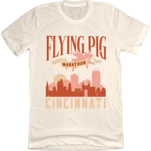 Flying Pig Marathon Banner T-shirt