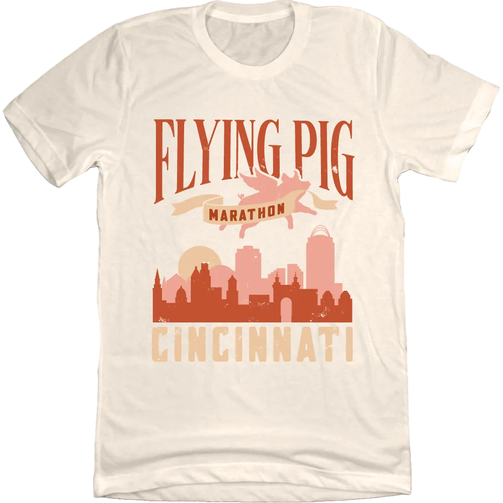 Flying Pig Marathon Banner T-shirt