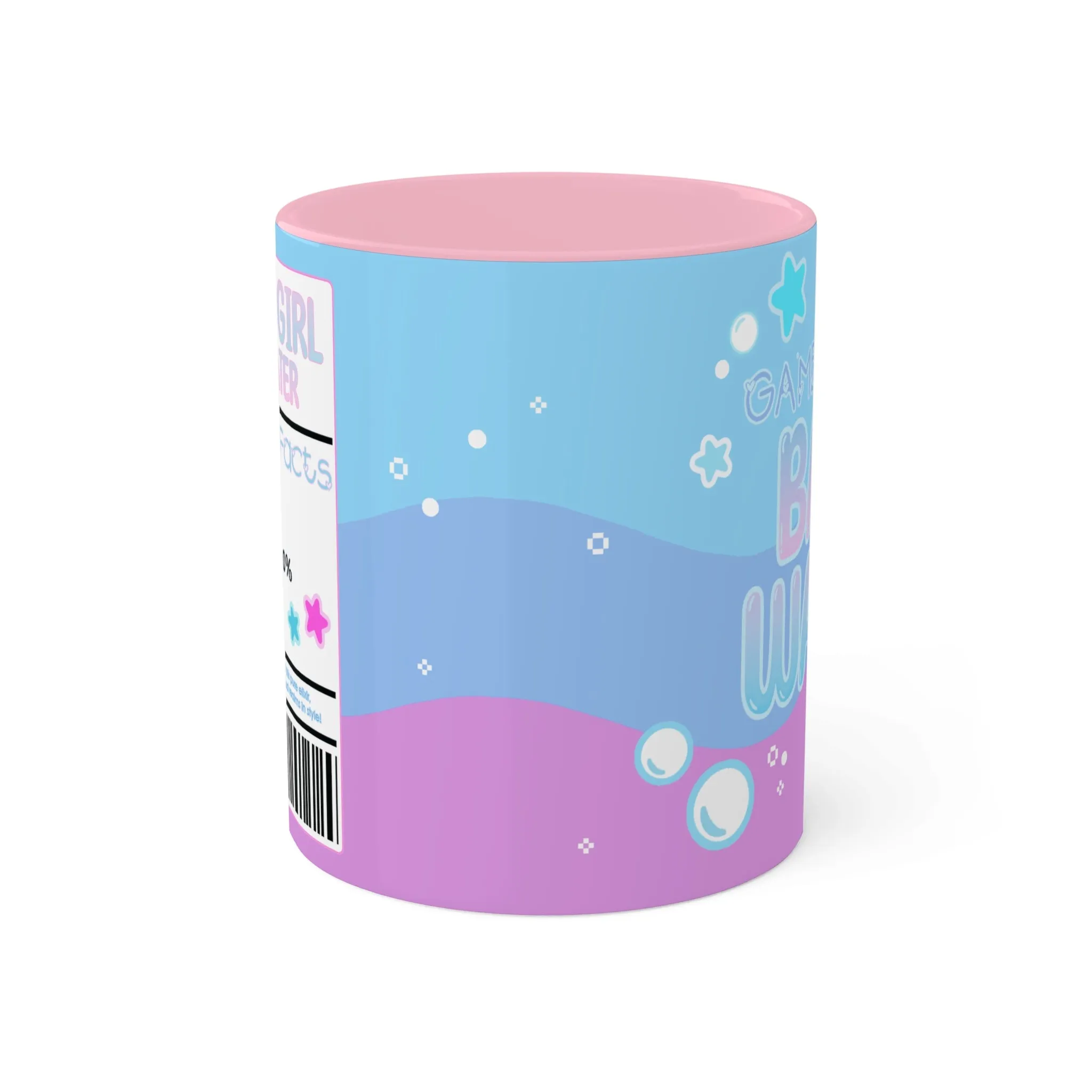 GAMER GIRL Bath Water Colorful Mugs, 11oz