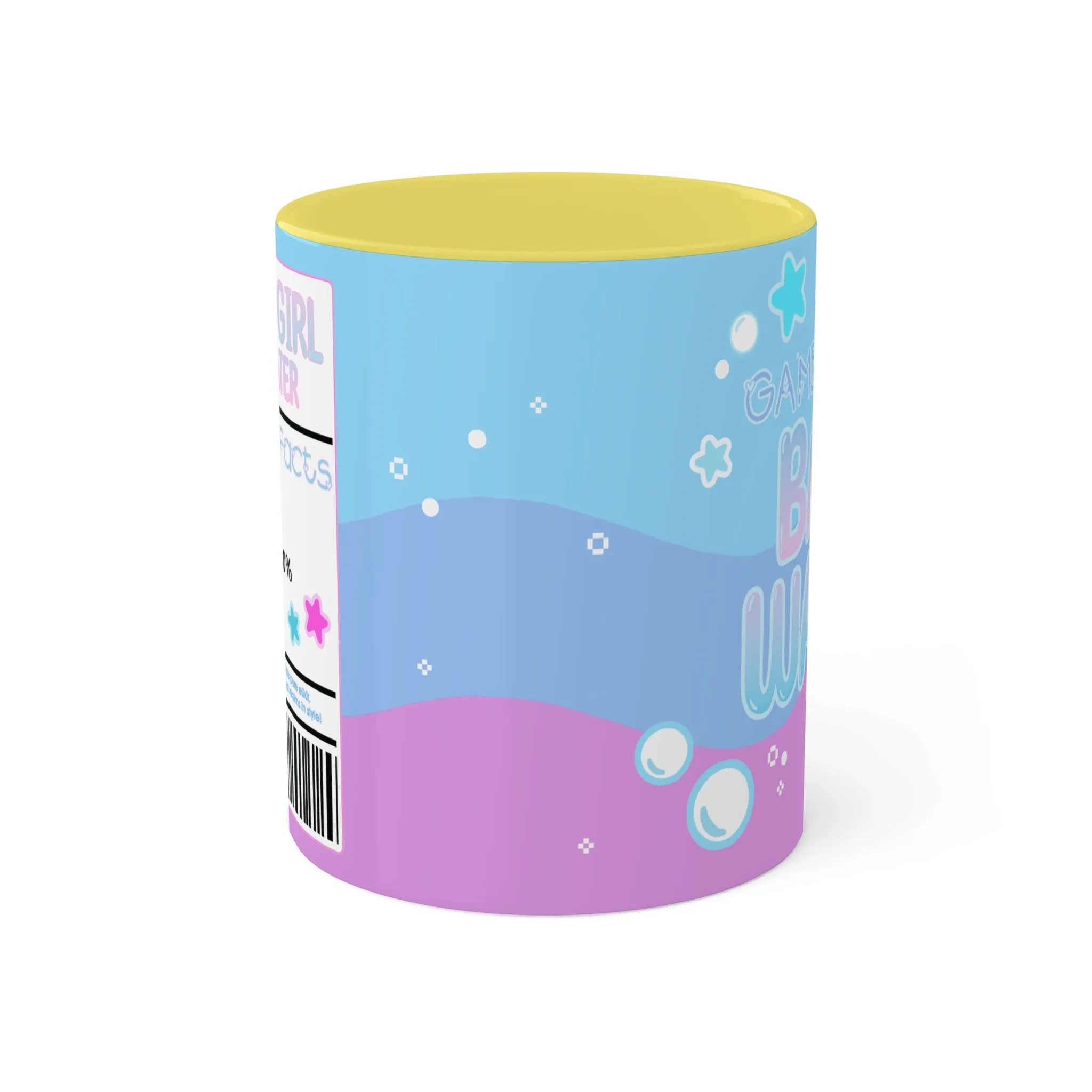 GAMER GIRL Bath Water Colorful Mugs, 11oz