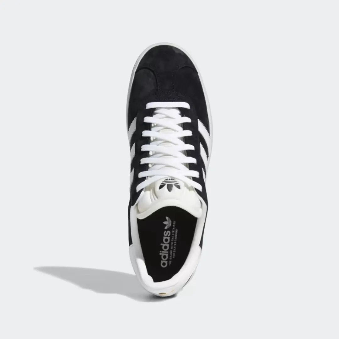 Gazelle Adv Shoes (Core Black   Cloud White   Gold Metallic)