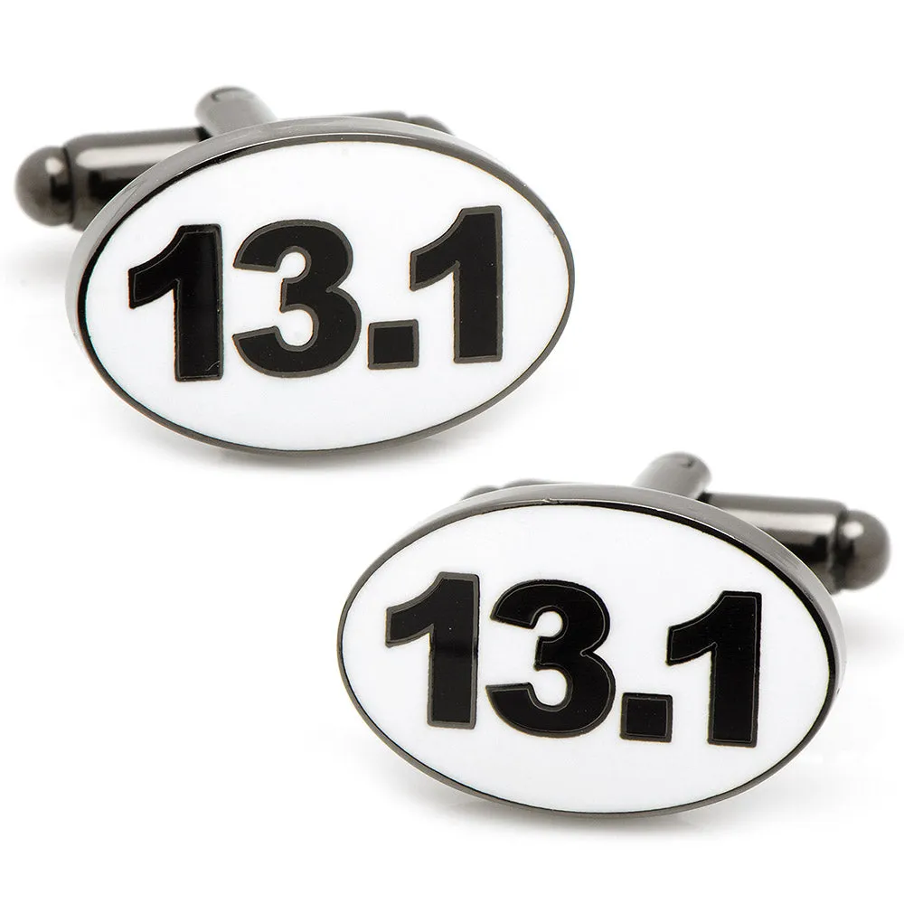 Half Marathon Finisher Cufflinks