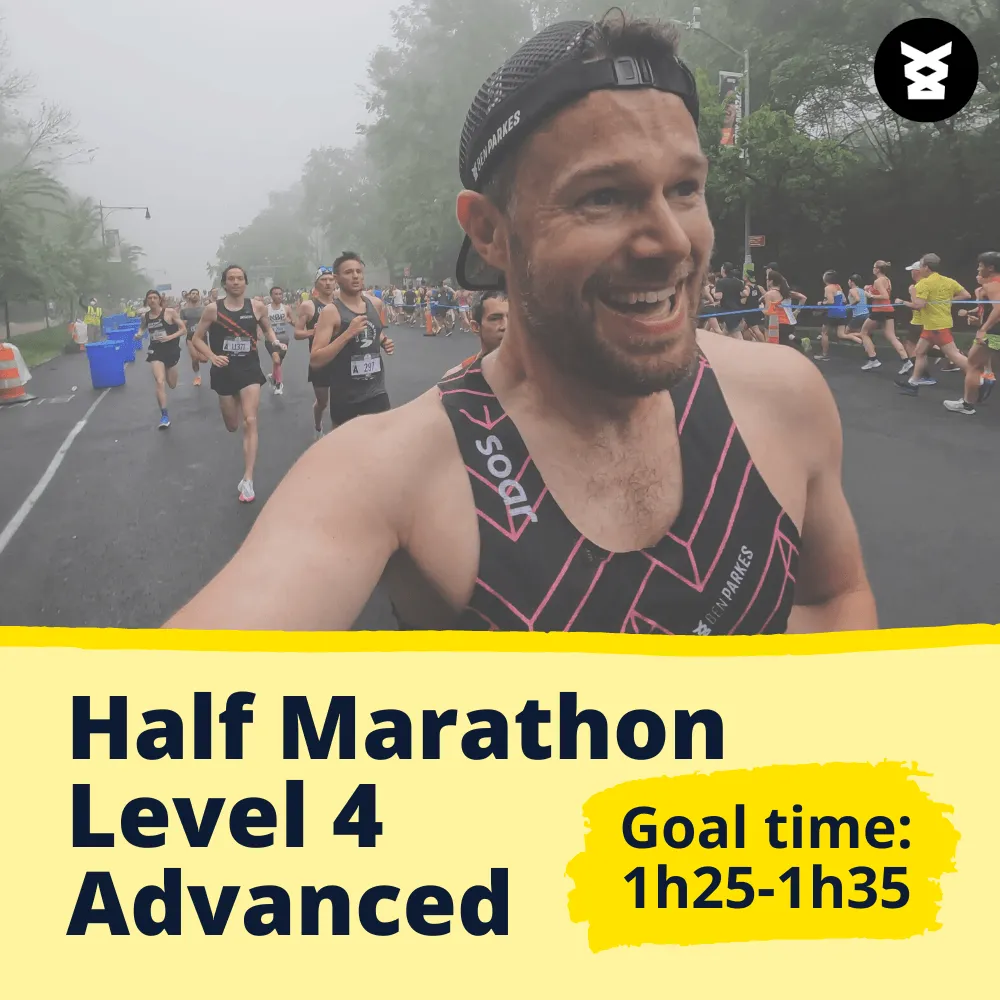 Half Marathon Plan Advanced - L4