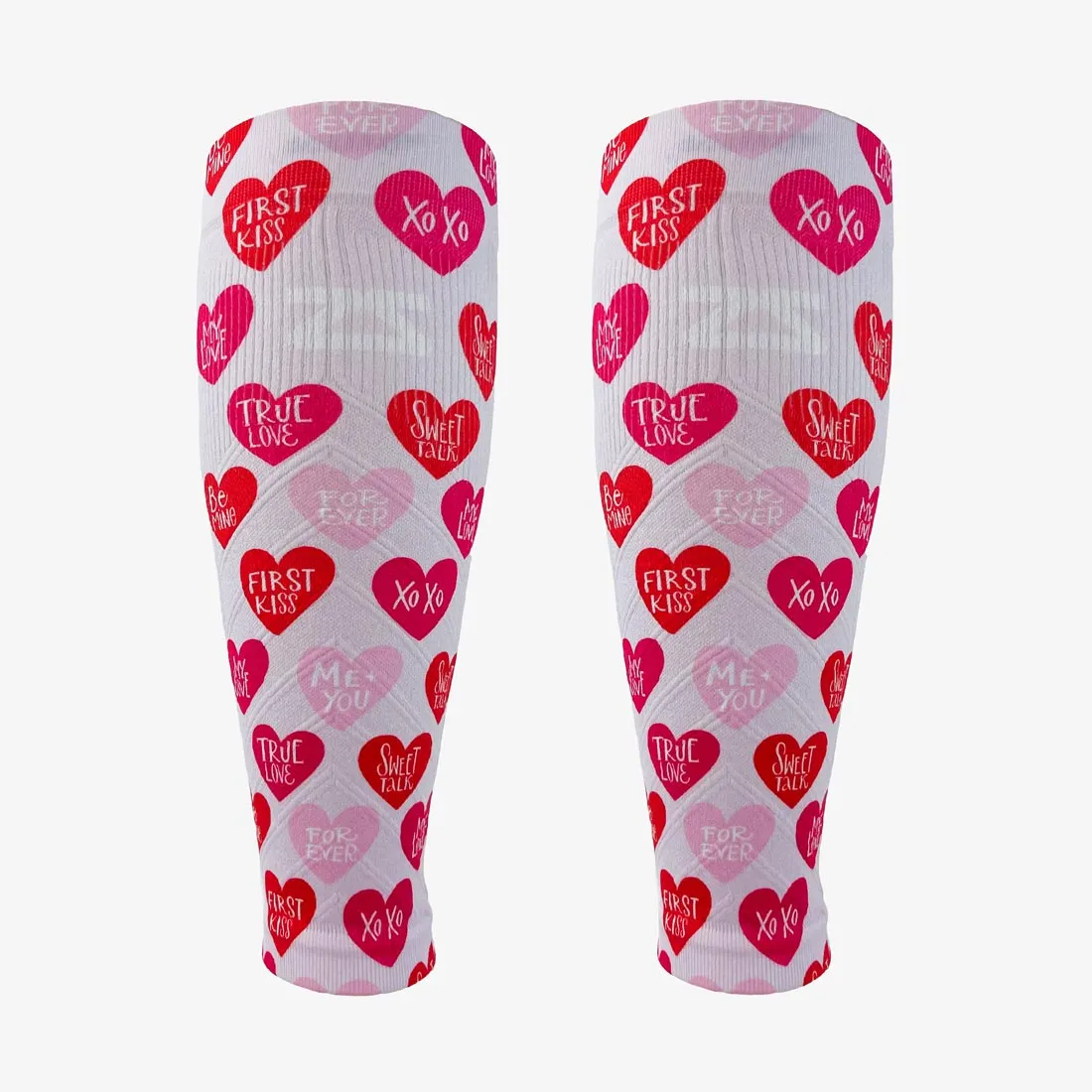 Heart Phrases Compression Leg Sleeves