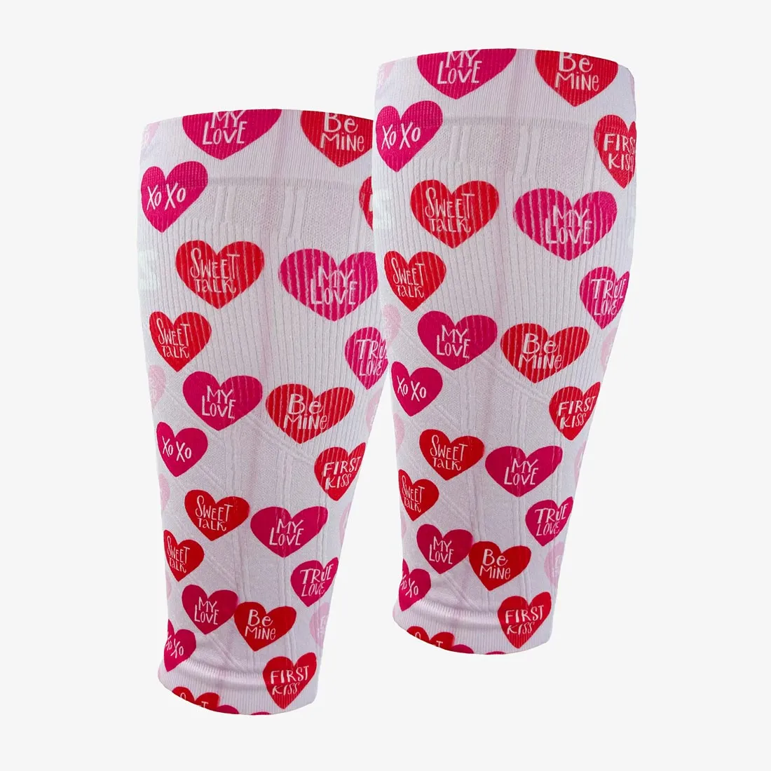 Heart Phrases Compression Leg Sleeves