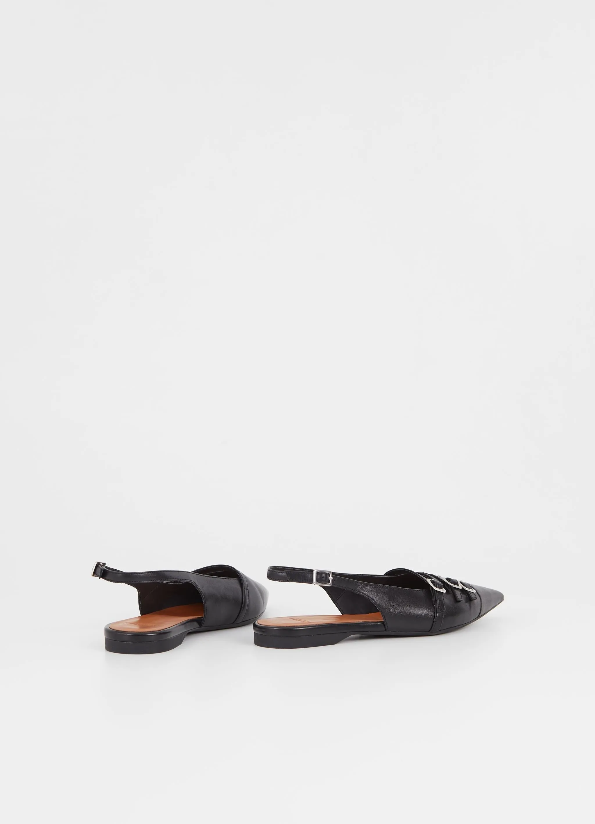 Hermine Black Slingbacks