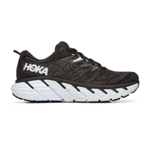 'HOKA' Men's Gaviota 4 - Black / White (Wide)