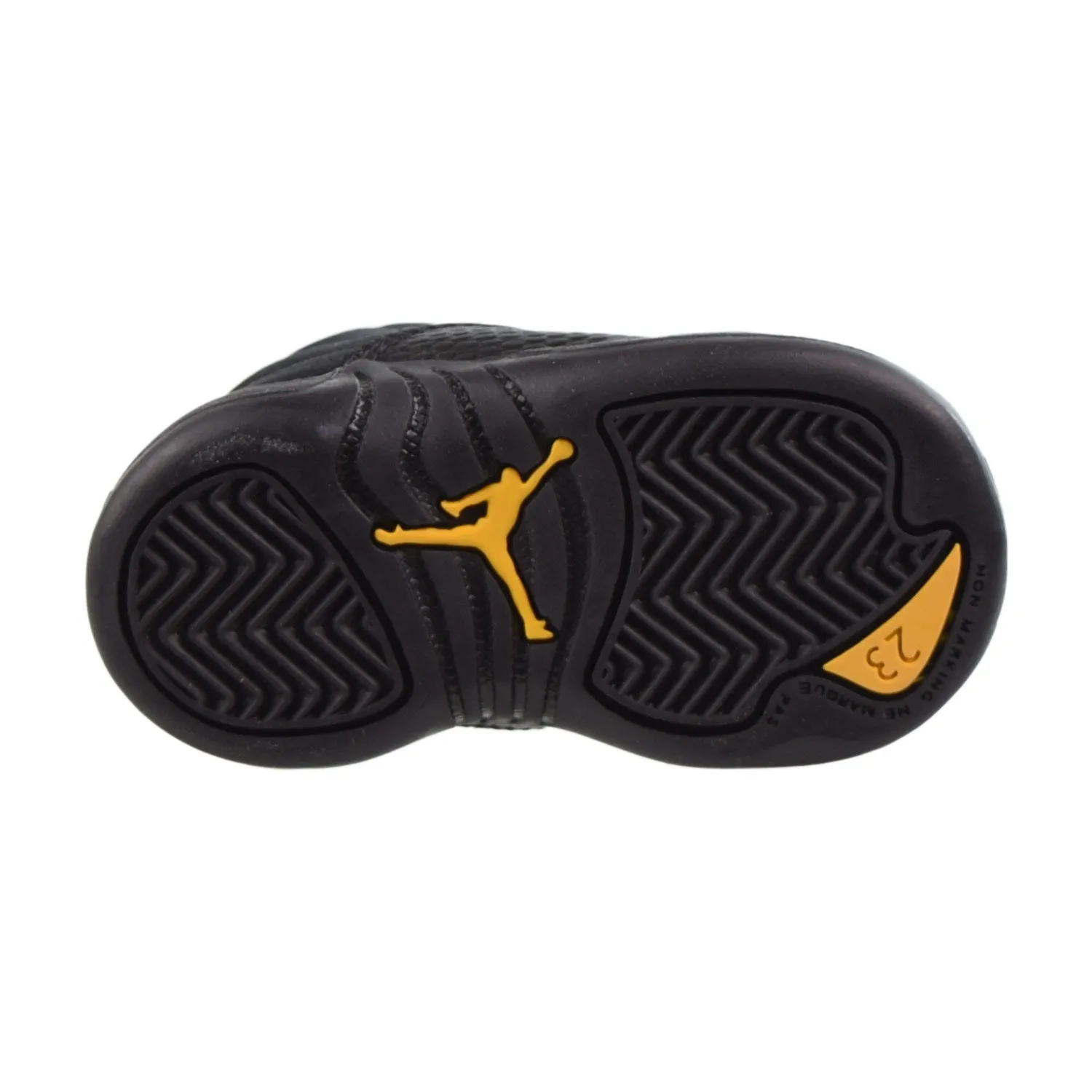 Jordan 12 Retro Black Taxi (TD) Toddler Shoes Retro Black Taxi