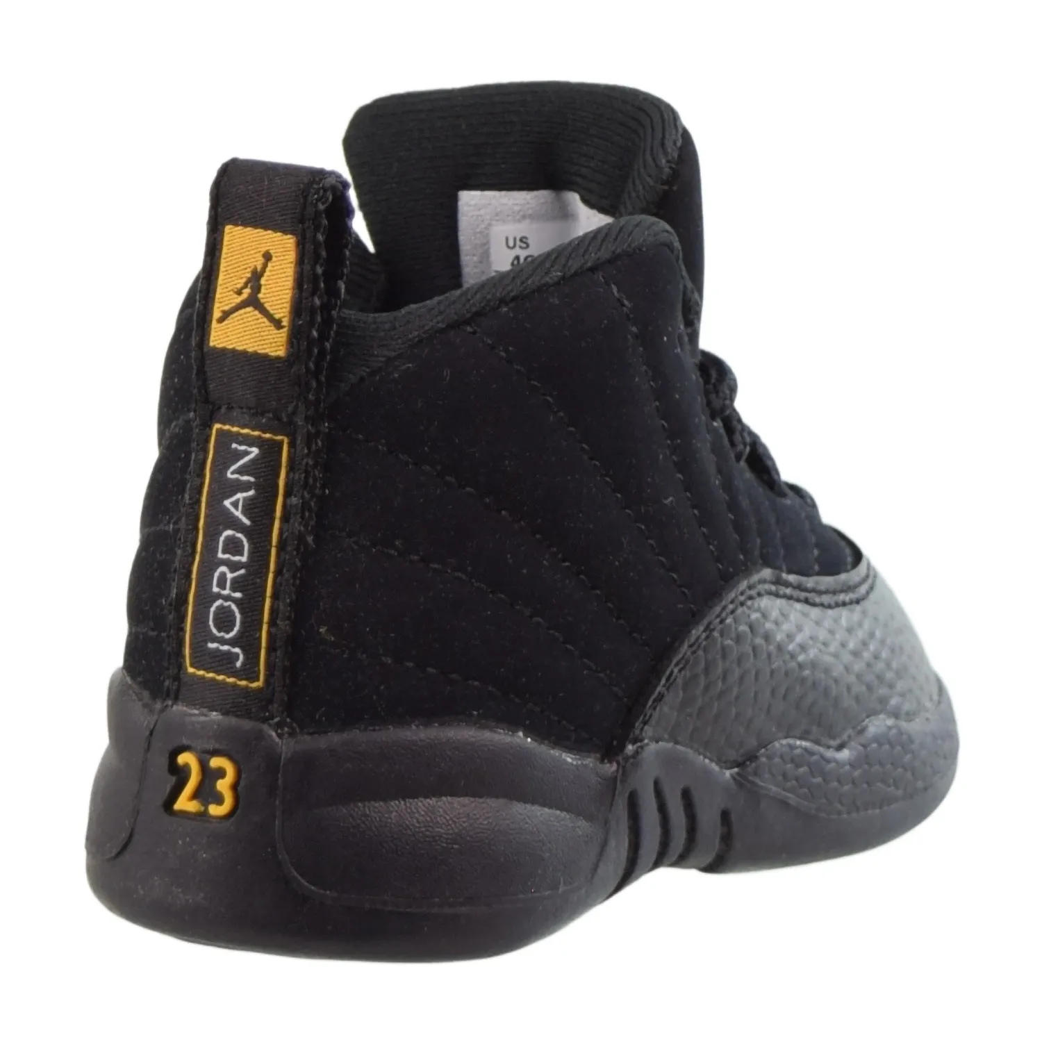 Jordan 12 Retro Black Taxi (TD) Toddler Shoes Retro Black Taxi