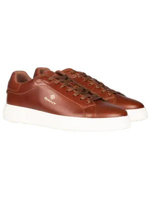 Joree Leather Sneaker Cognac