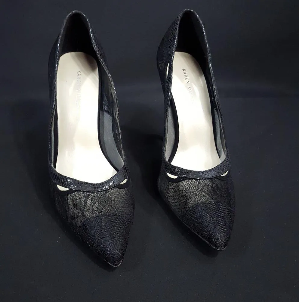 Karen Millen Lace and Snakeskin Pumps size 41