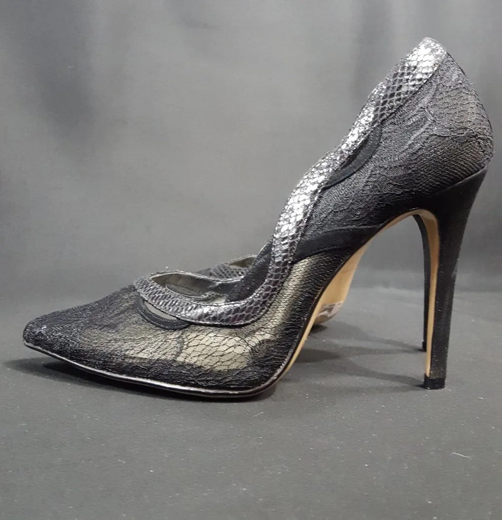 Karen Millen Lace and Snakeskin Pumps size 41