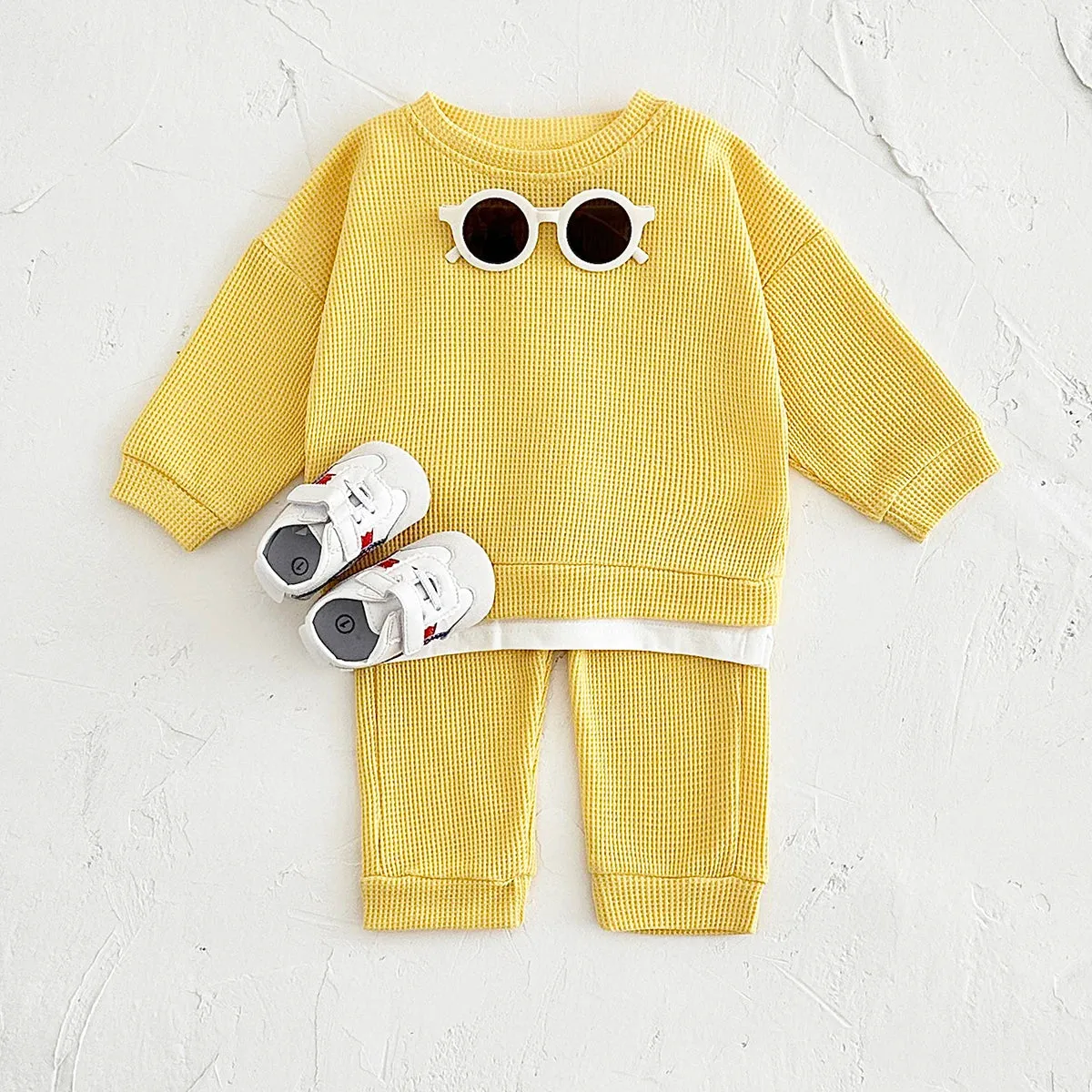 Kids 2Pcs Cotton Tracksuit Set for Boys/Girls