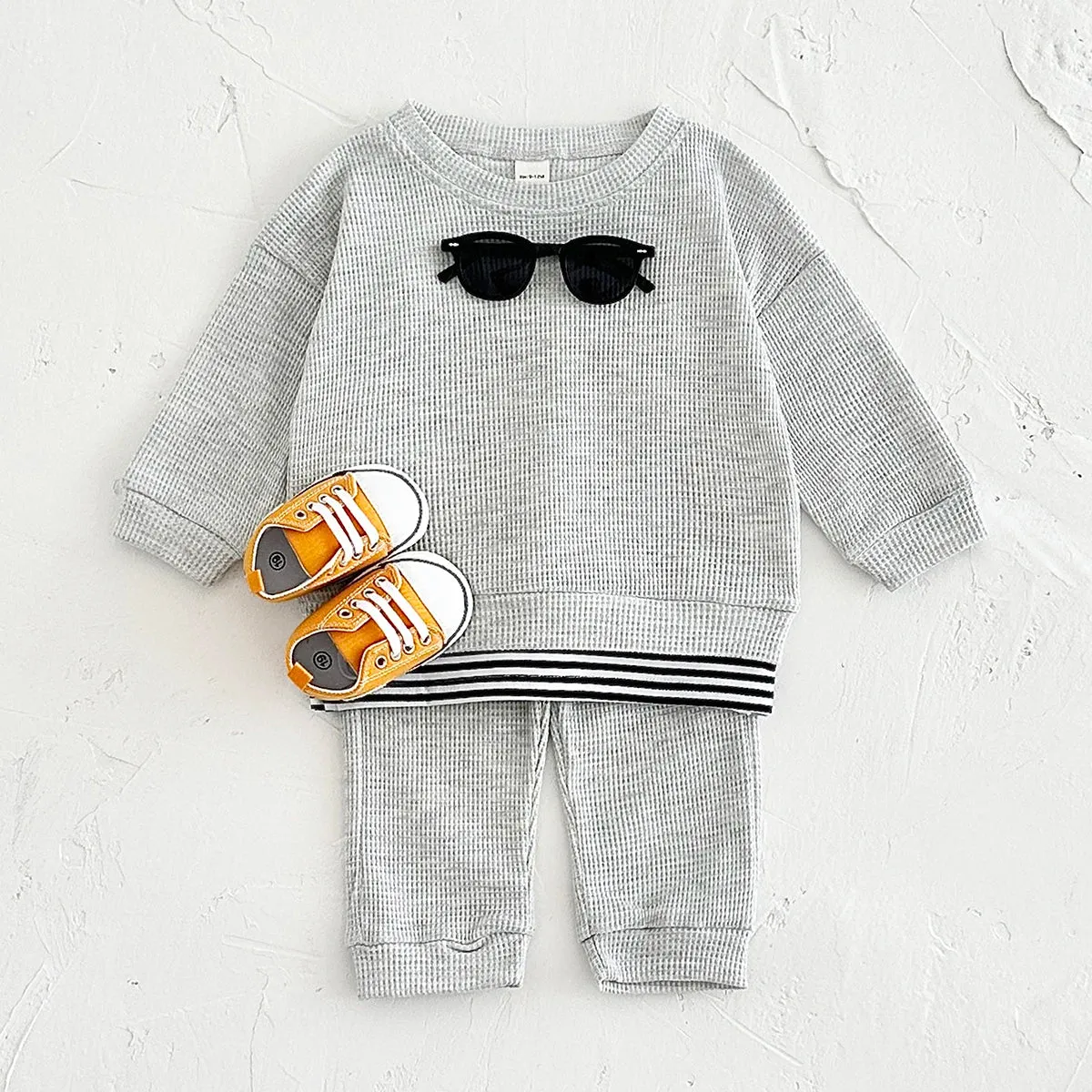 Kids 2Pcs Cotton Tracksuit Set for Boys/Girls