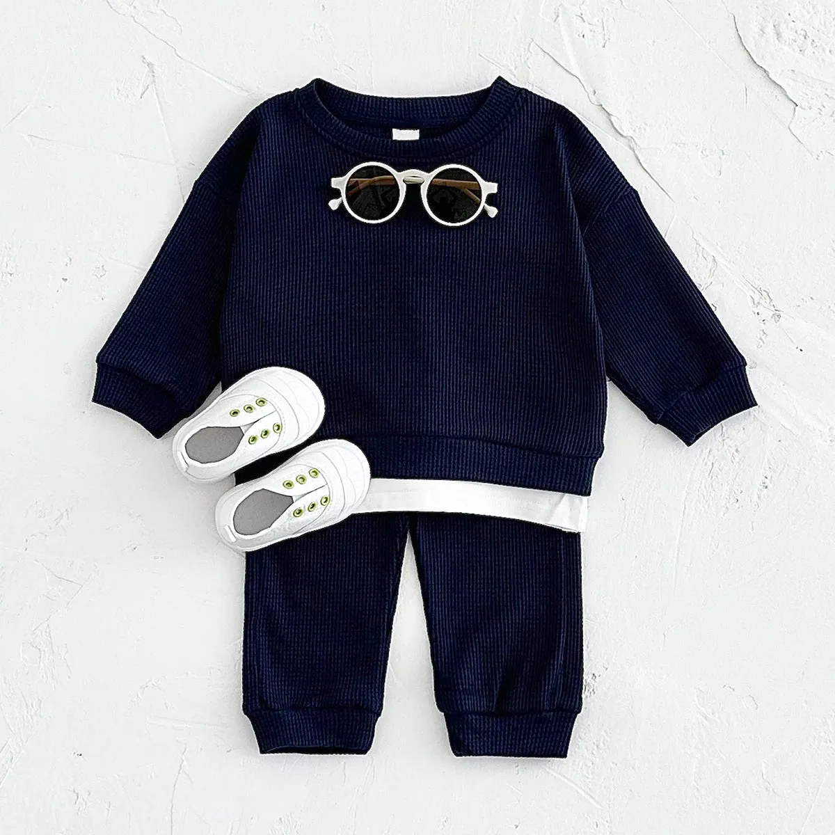 Kids 2Pcs Cotton Tracksuit Set for Boys/Girls