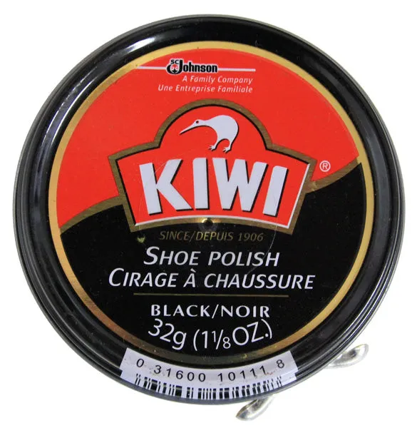 KIWI - Black Shoe Polish Paste - 1.125 oz. (32 g)