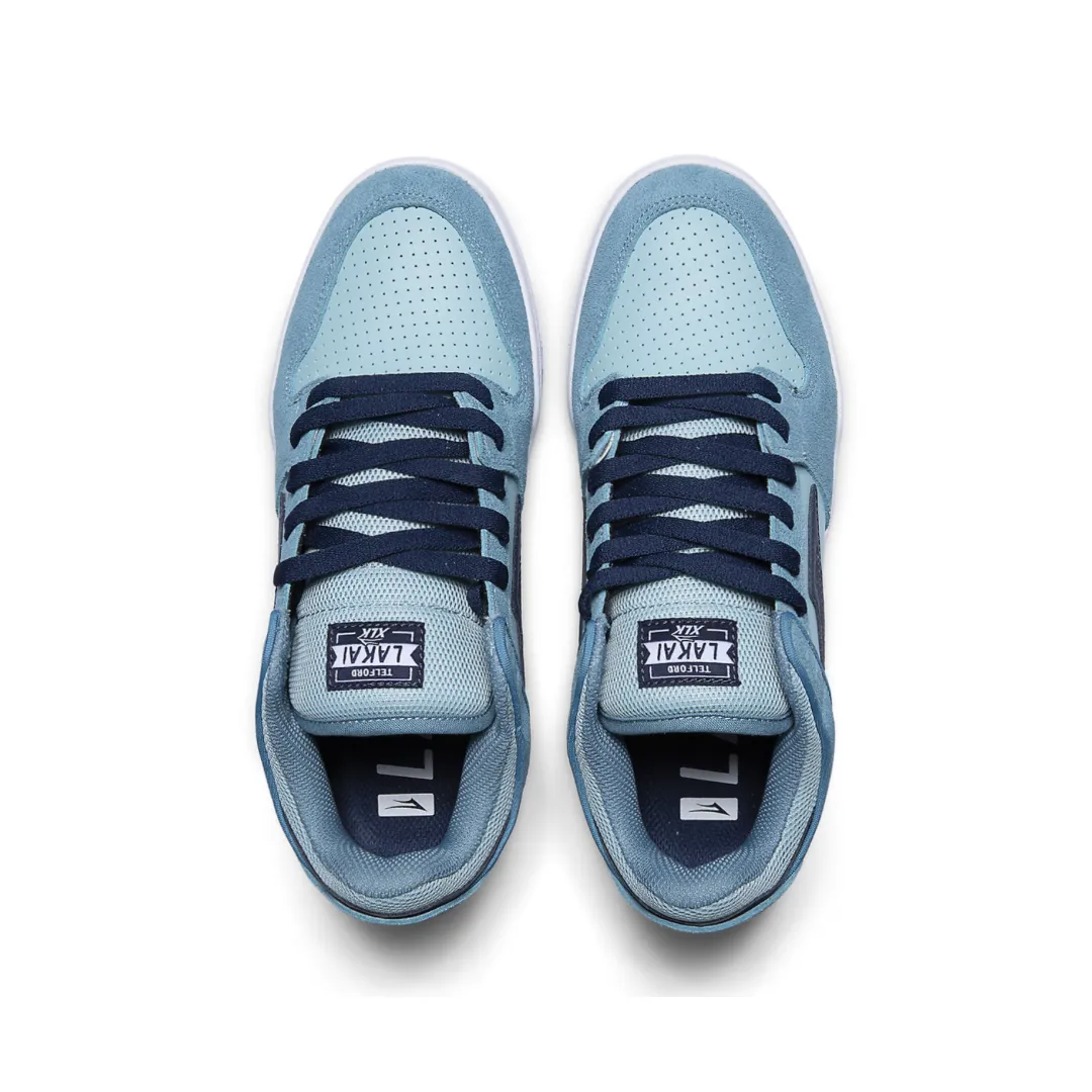 LAKAI - Telford Low Shoes [LIGHT BLUE SUEDE]