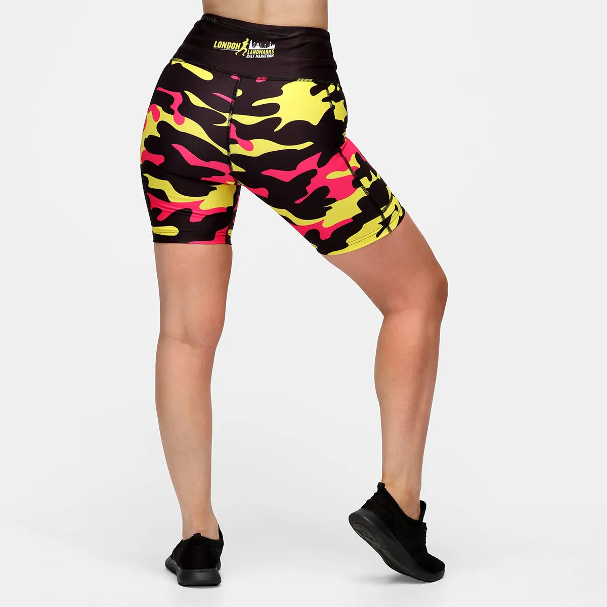 LLHM Landmarks Camo Running Shorts With Pockets