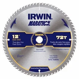 Marathon Circular Saw Blade, Carbide-Tipped, 12-In., 72-Teeth