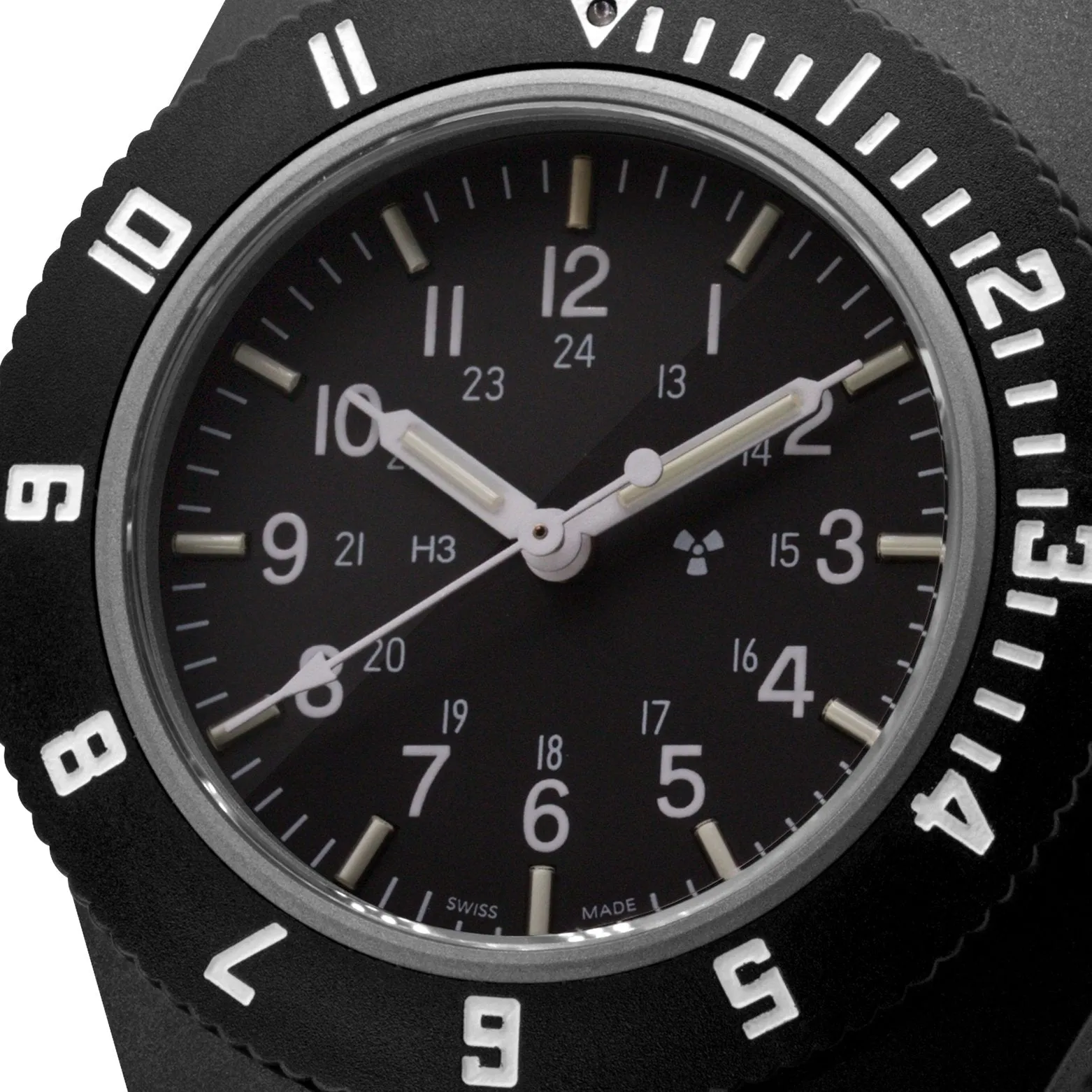 MARATHON PILOT'S NAVIGATOR - NO DATE - 41MM - BLACK - NO US GOVERNMENT MARK