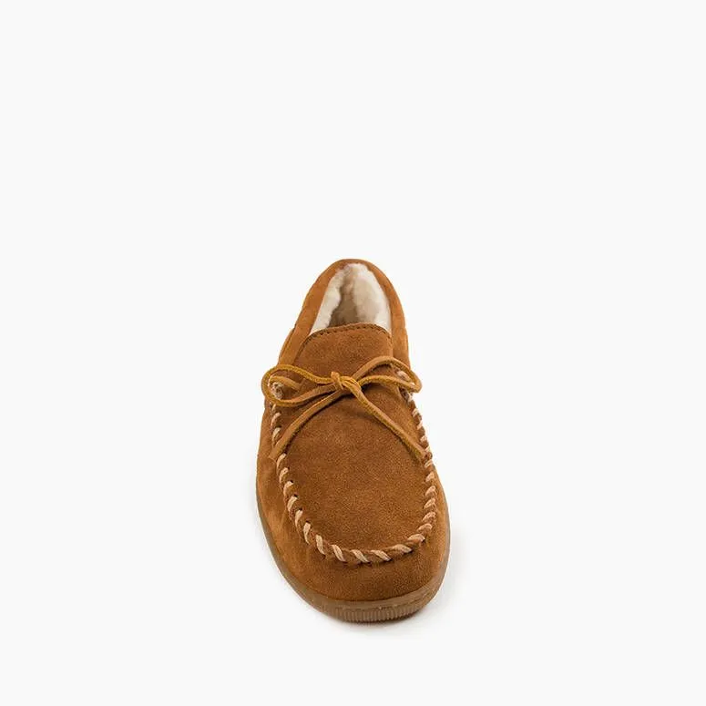 Men's Hardsole Moccasins Slippers 3902