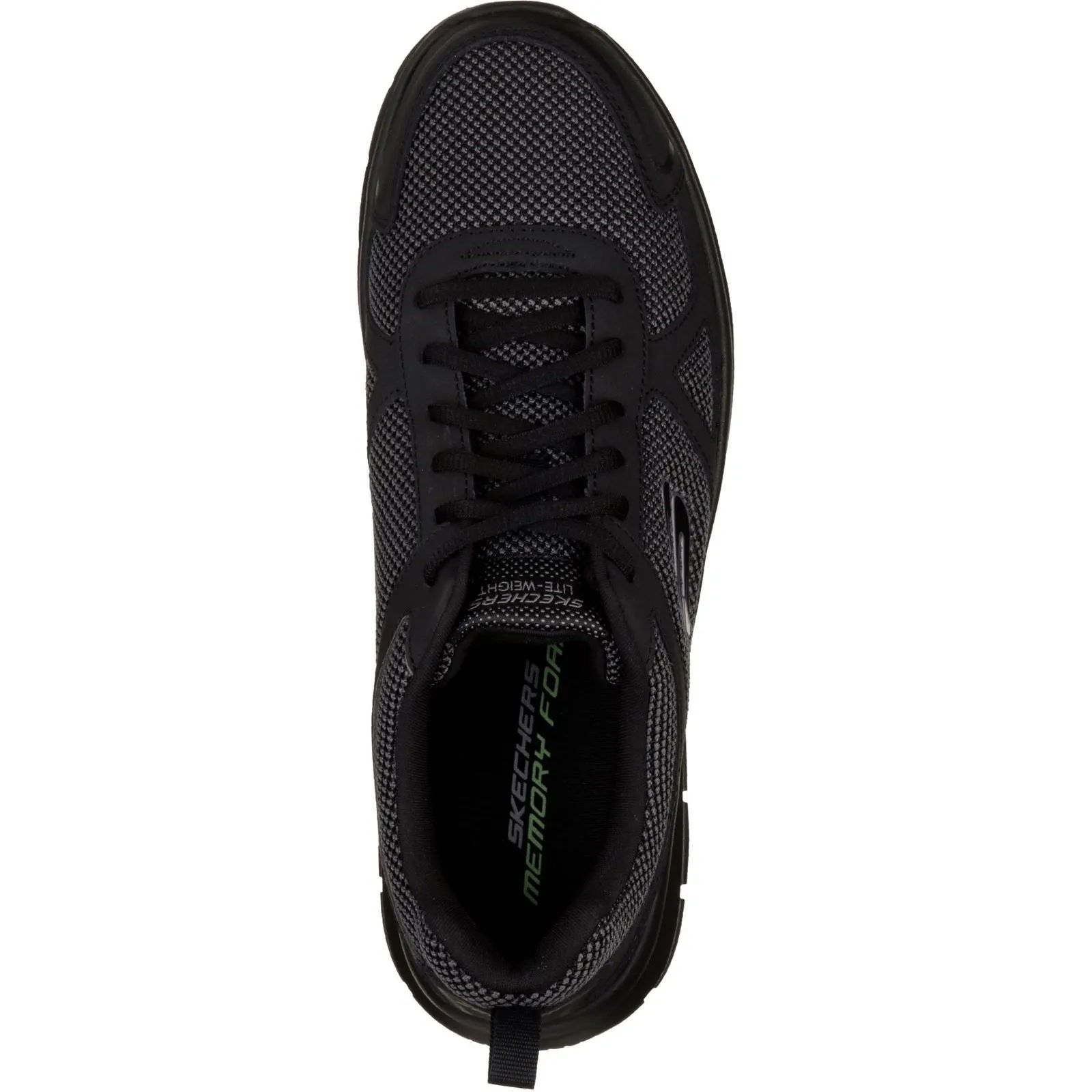 Men's Wide Fit Skechers 52630 Track Bucolo Sports Sneakers - Black