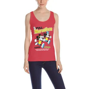 Mickey And Minnie Marathon Athletic Tank Top for Women