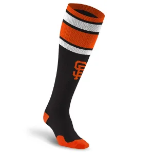 MLB Compression Socks, San Francisco Giants - Classic Stripe