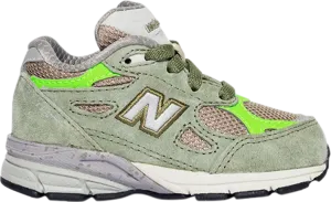 New Balance Patta x 990v3 Toddler 'Keep Your Family Close' Sneakers, Green