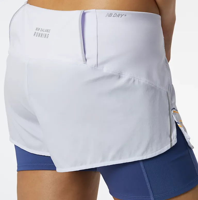 New Balance | Printed Impact Run 2in1 Short | Women's | Libra