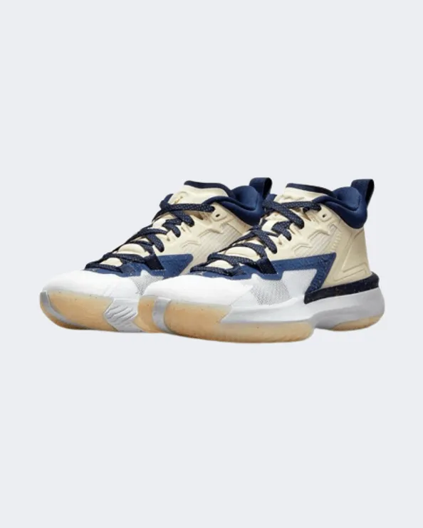 Nike Jordan Zion 1 Men Basketball Shoes White/Navy Da3130-241