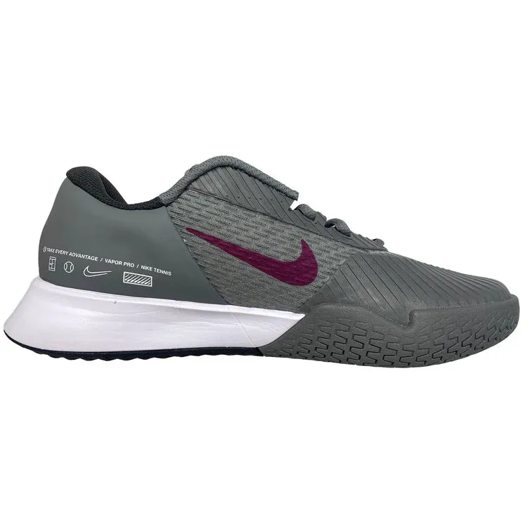 NIKE MEN'S AIR ZOOM VAPOR PRO 2 (SMOKE GREY/SANGRIA-DARK)