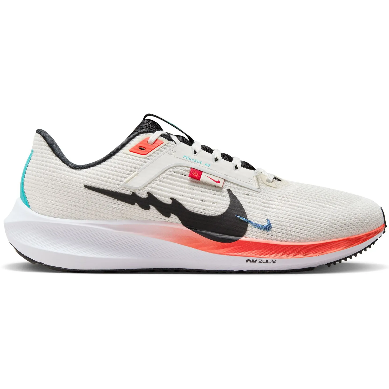 Nike Men's Pegasus 40 Running Shoes Sail / Black / White