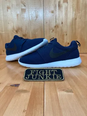 NIKE ROSHE RUN Men Size 12 Running Shoes Sneakers Navy Blue 511881-405