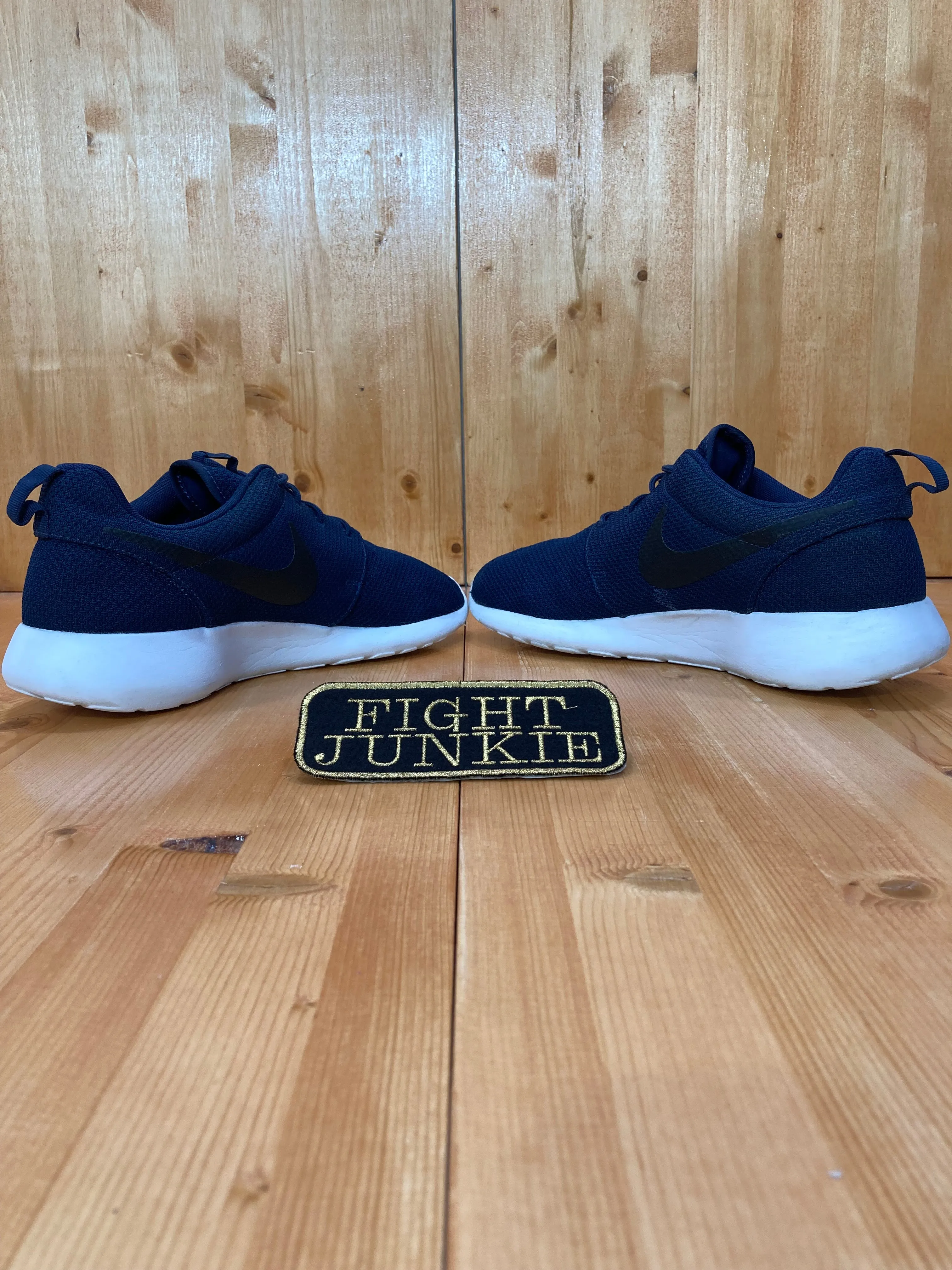 NIKE ROSHE RUN Men Size 12 Running Shoes Sneakers Navy Blue 511881-405