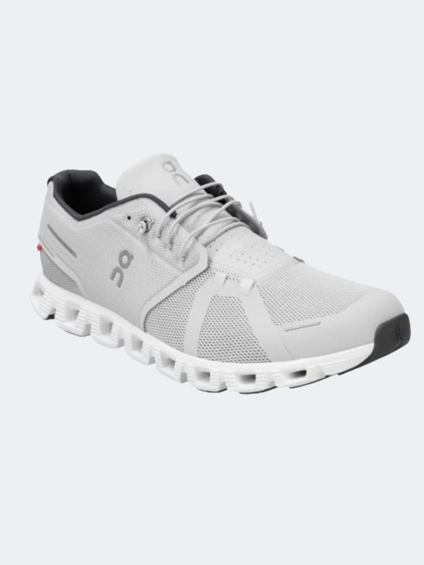 On Cloud 5 Glacier Men Lifestyle Shoes Grey /White