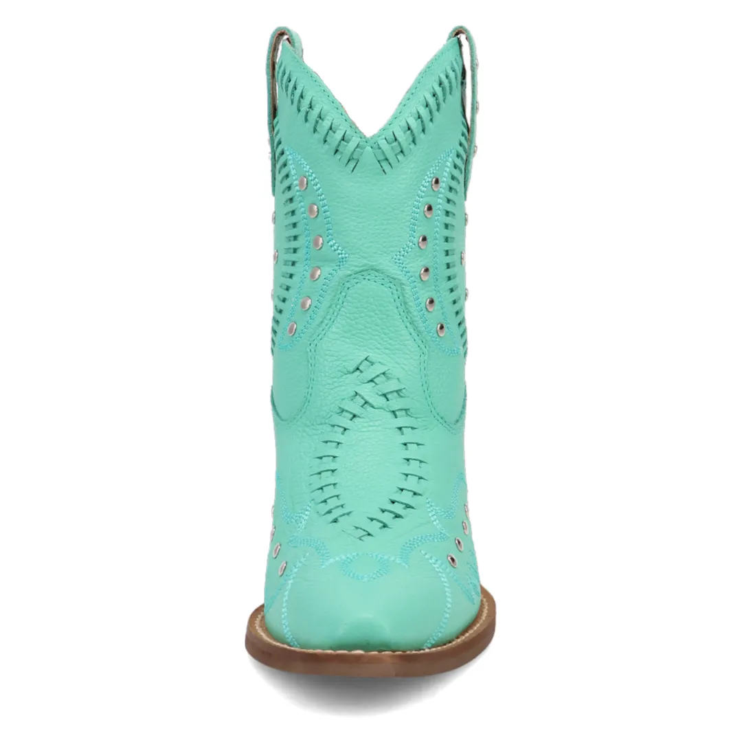 Online Exclusive | Dingo | Precious Leather Bootie in Green **PREORDER