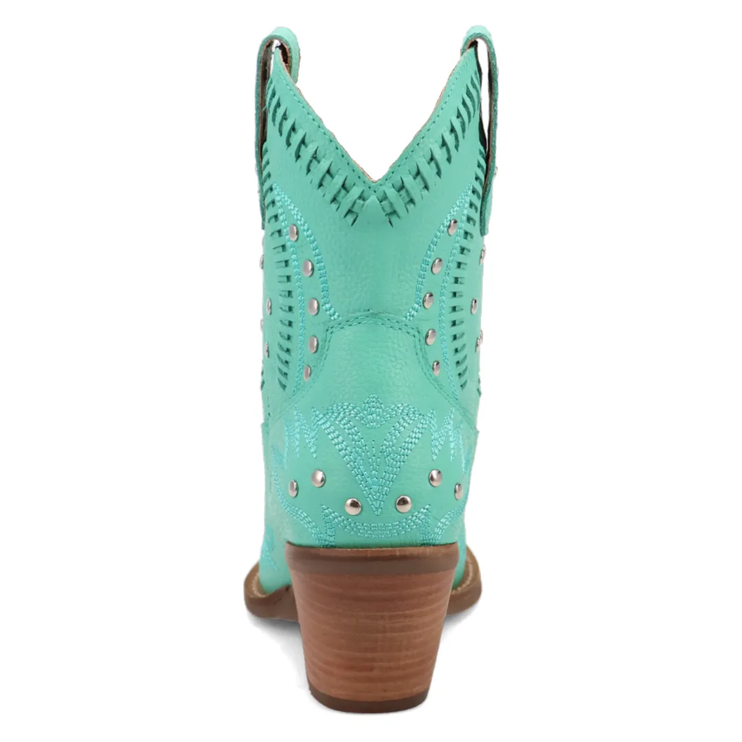 Online Exclusive | Dingo | Precious Leather Bootie in Green **PREORDER