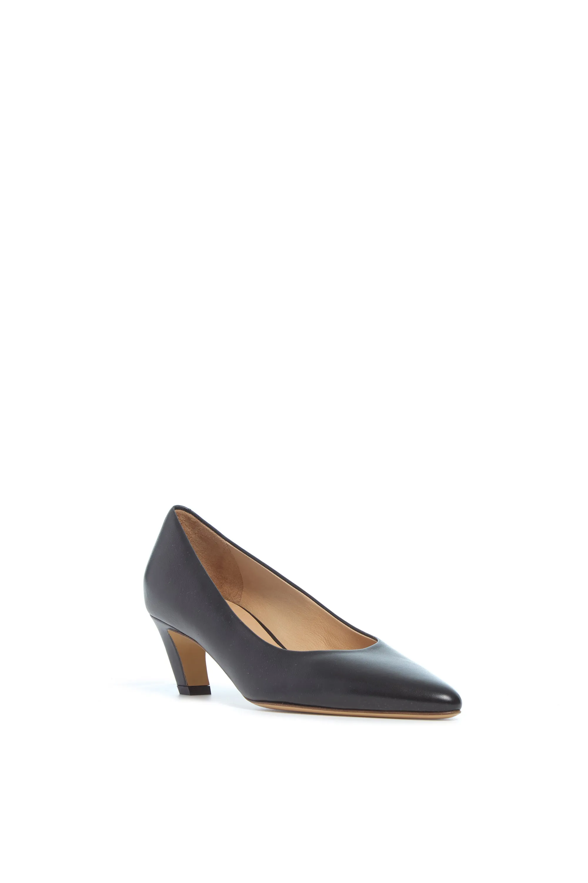 Peggy Pump in Black Nappa Leather