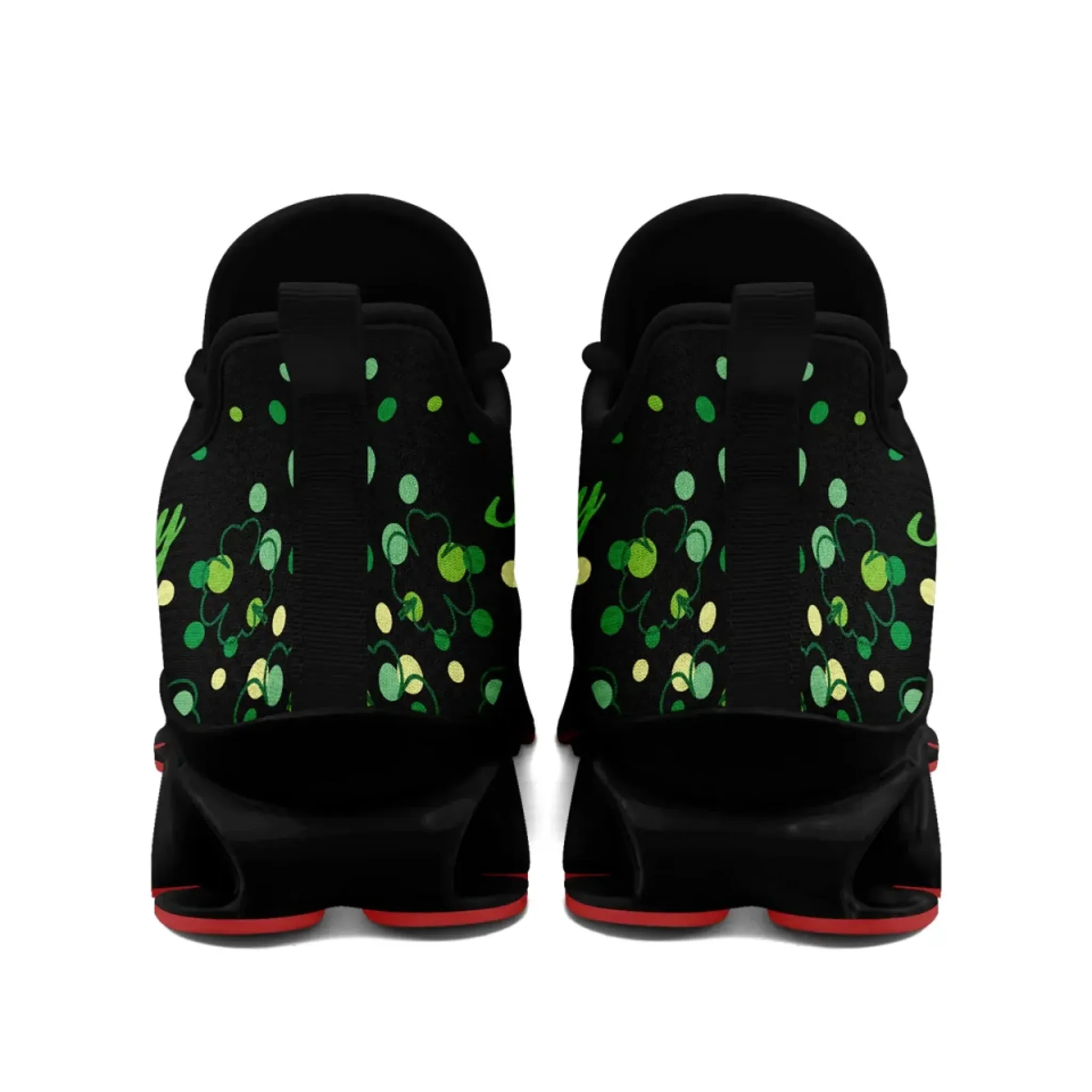 Personalized St.Patrick's Sneakers, Custom Green Shoes, Breathable Unsiex Shoes