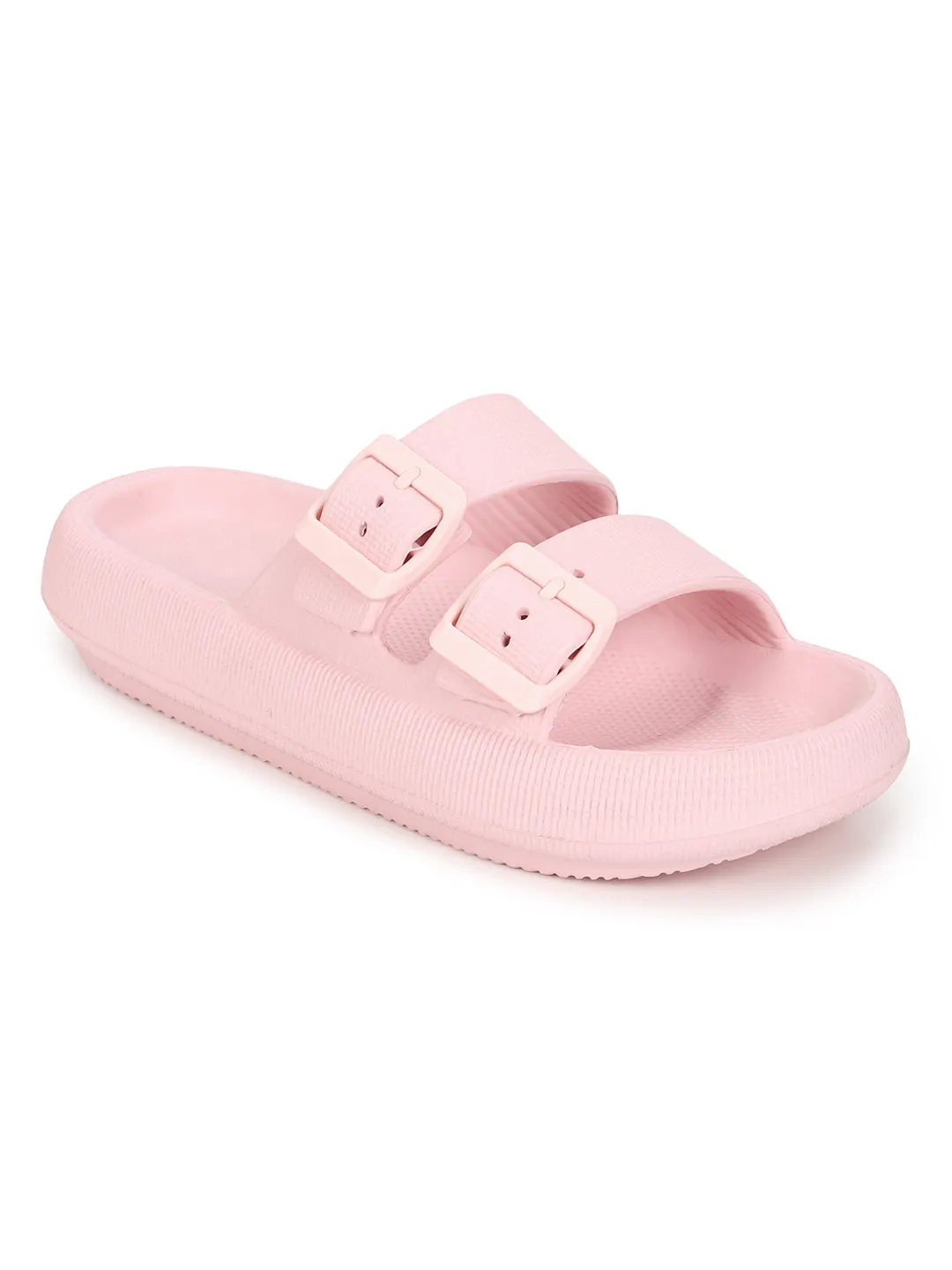 Pink PU Slip-On Flats (TC-RS3255-PNK)