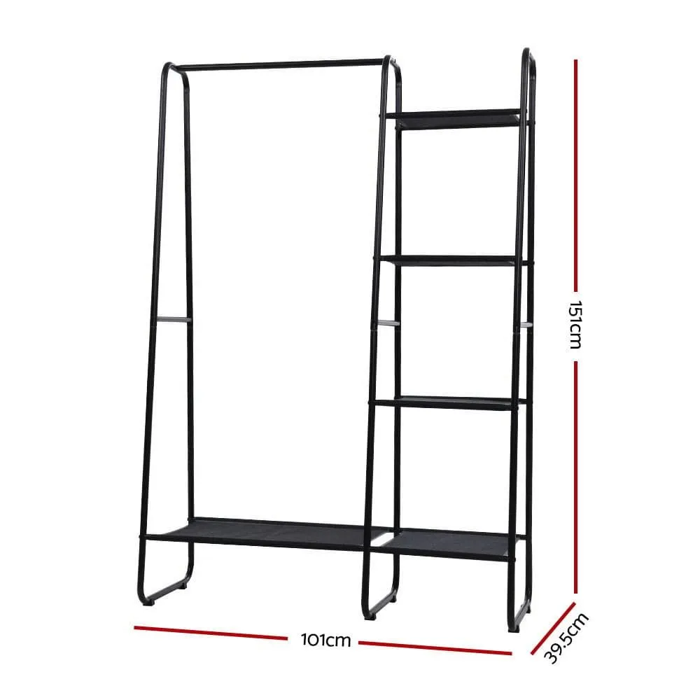 Portable Clothes Rack Garment Hanging Stand Closet Storage Organiser Shelf Home