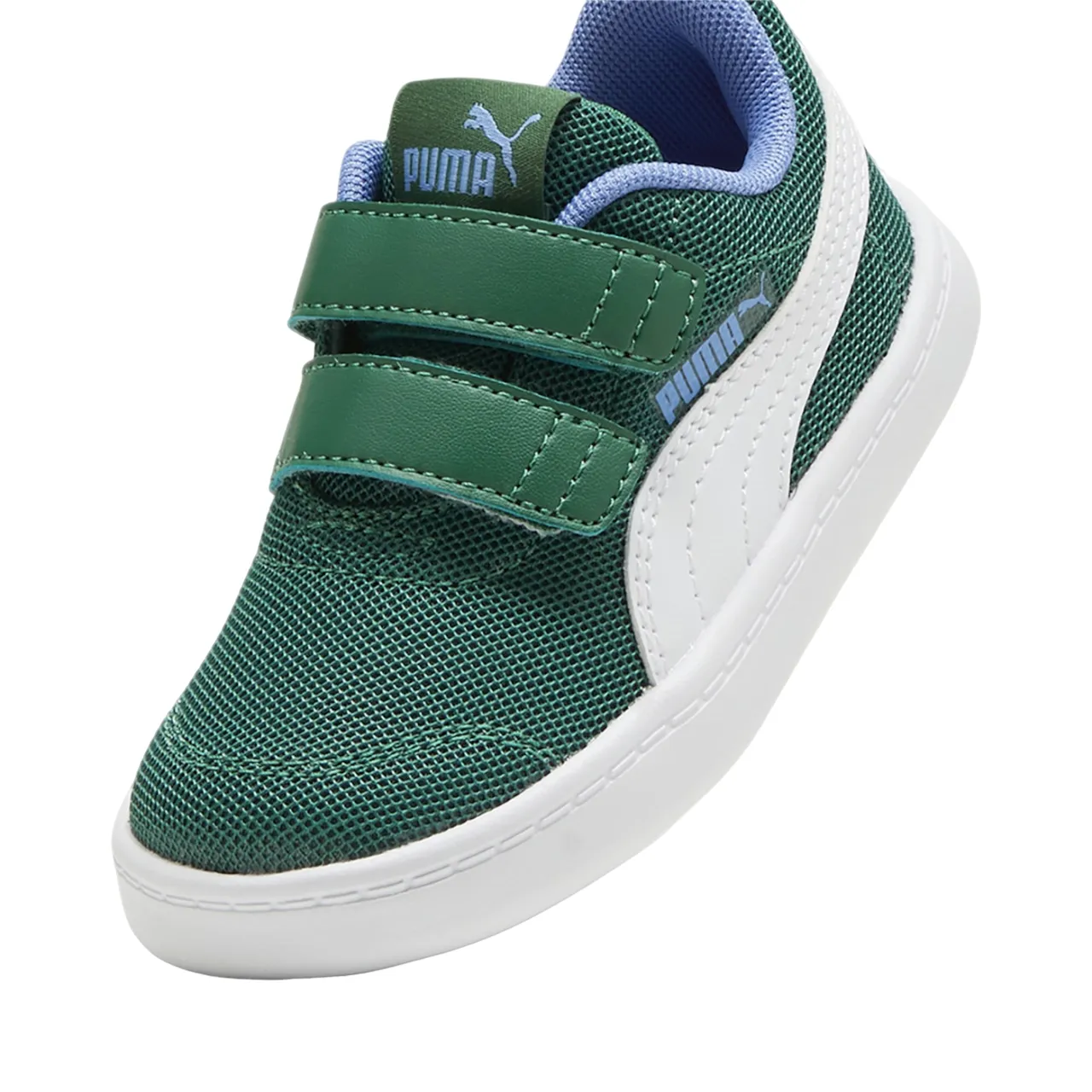 Puma scarpa da ginnastica con strappo da bambino Courtflex v2 Mesh V 371759 18 verde vite