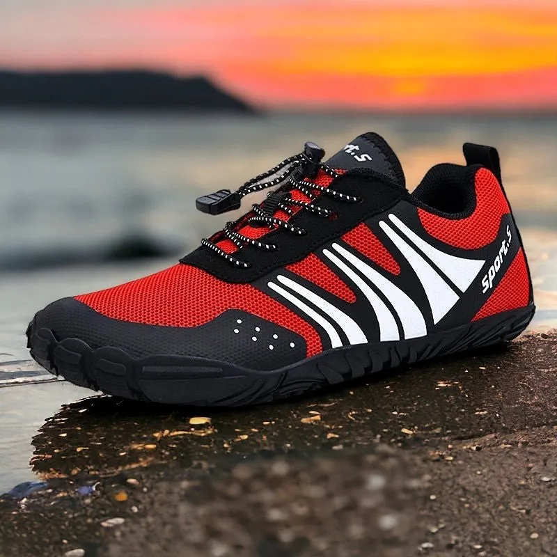 Quick-Dry Barefoot Aqua Sneakers - Breathable Hiking, Fishing, and Swimming Shoe