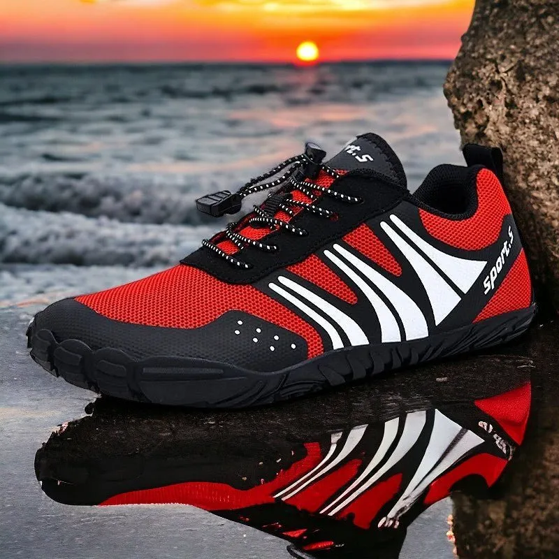 Quick-Dry Barefoot Aqua Sneakers - Breathable Hiking, Fishing, and Swimming Shoe