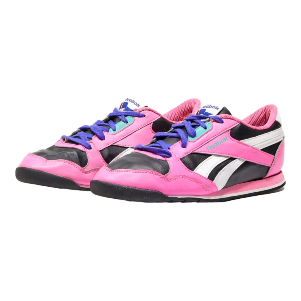 REEBOK Sneaker Trainers Pink Leather Womens UK 5.5