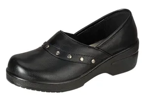 Refresh Footwear Women's Slip-On Studded Professional Work Comfort Clog