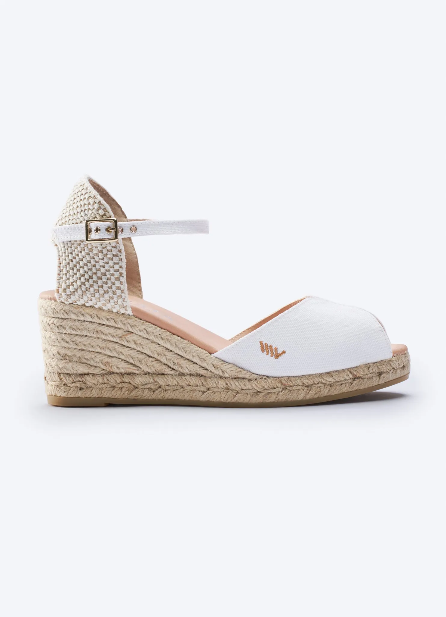 Sacova Limited Edition Canvas Espadrille Sandal Wedges