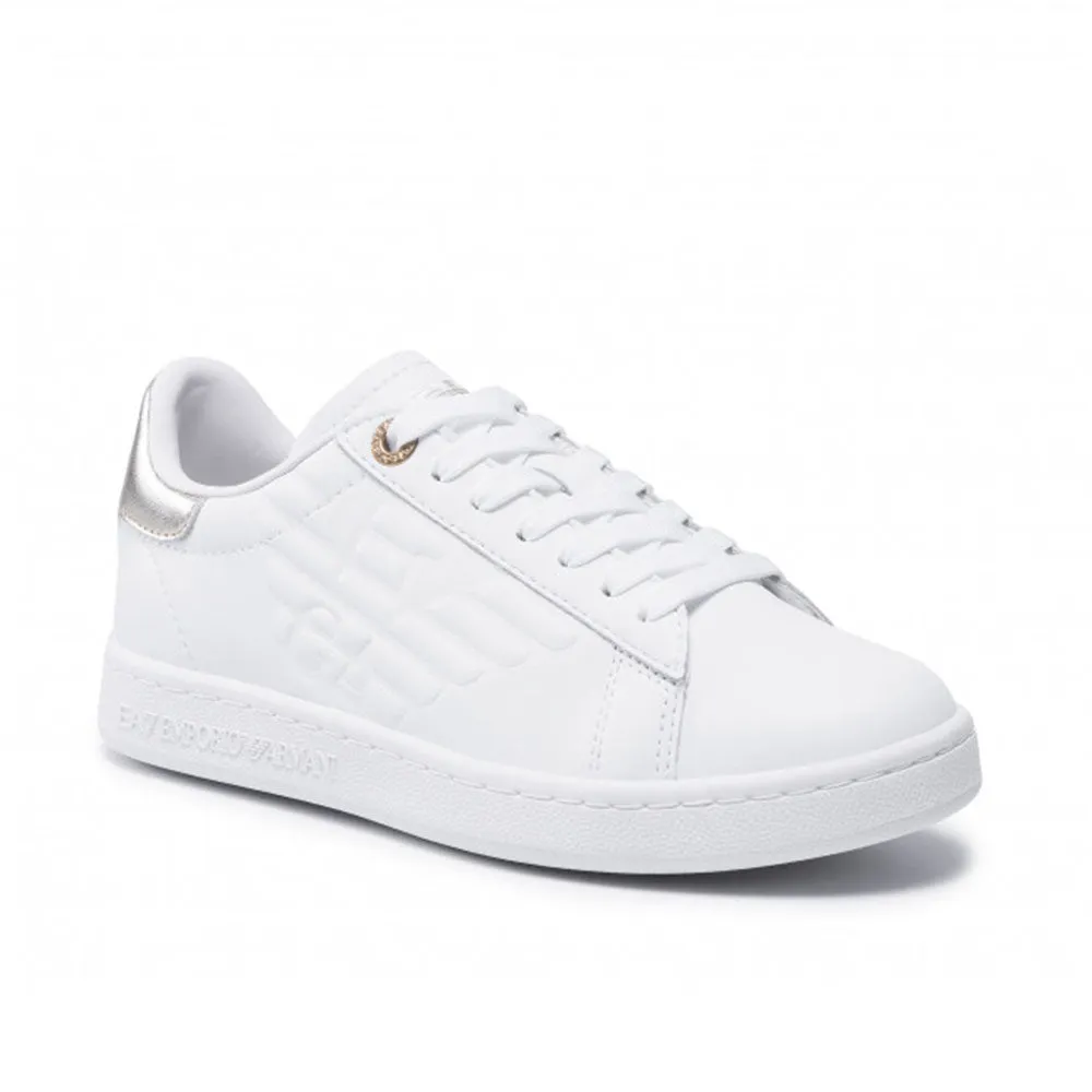 Scarpe Donna EA7 Emporio Armani Sneakers  Con Logo Laterale Colore White - Gold