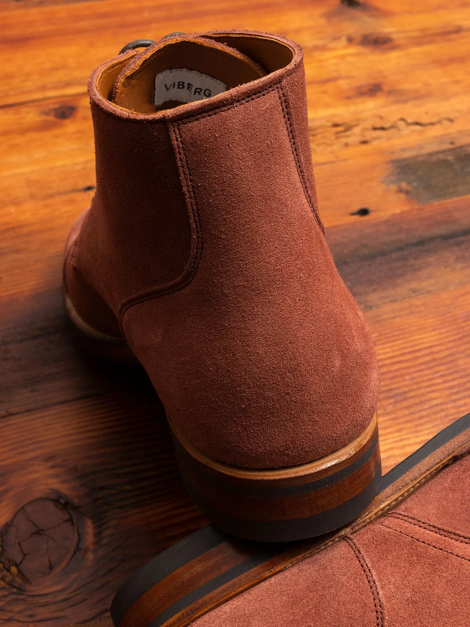 Service Boot 2030 in Sweet Potato Eco Veg Suede